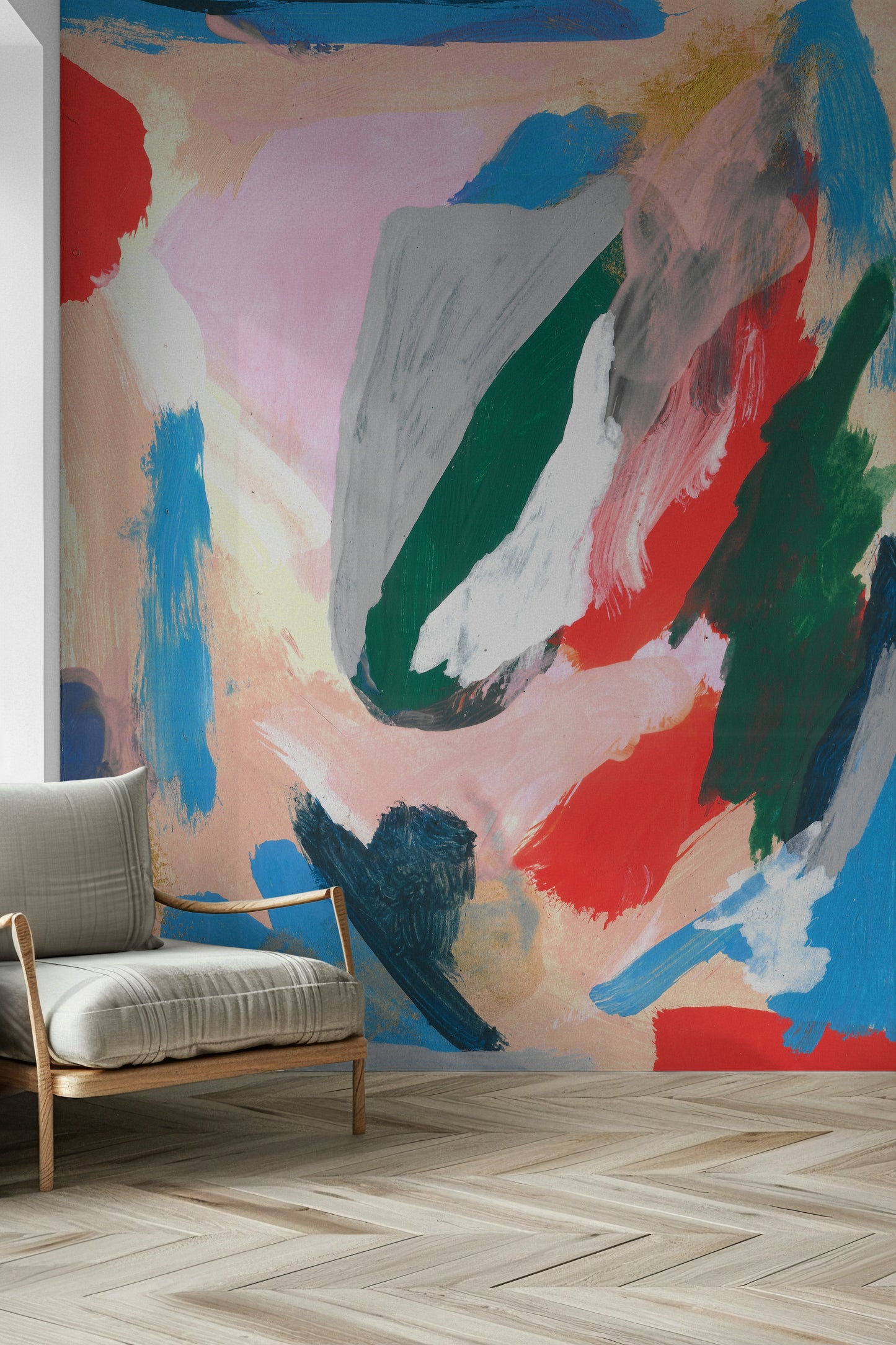 Fluid Forms Wall Mural