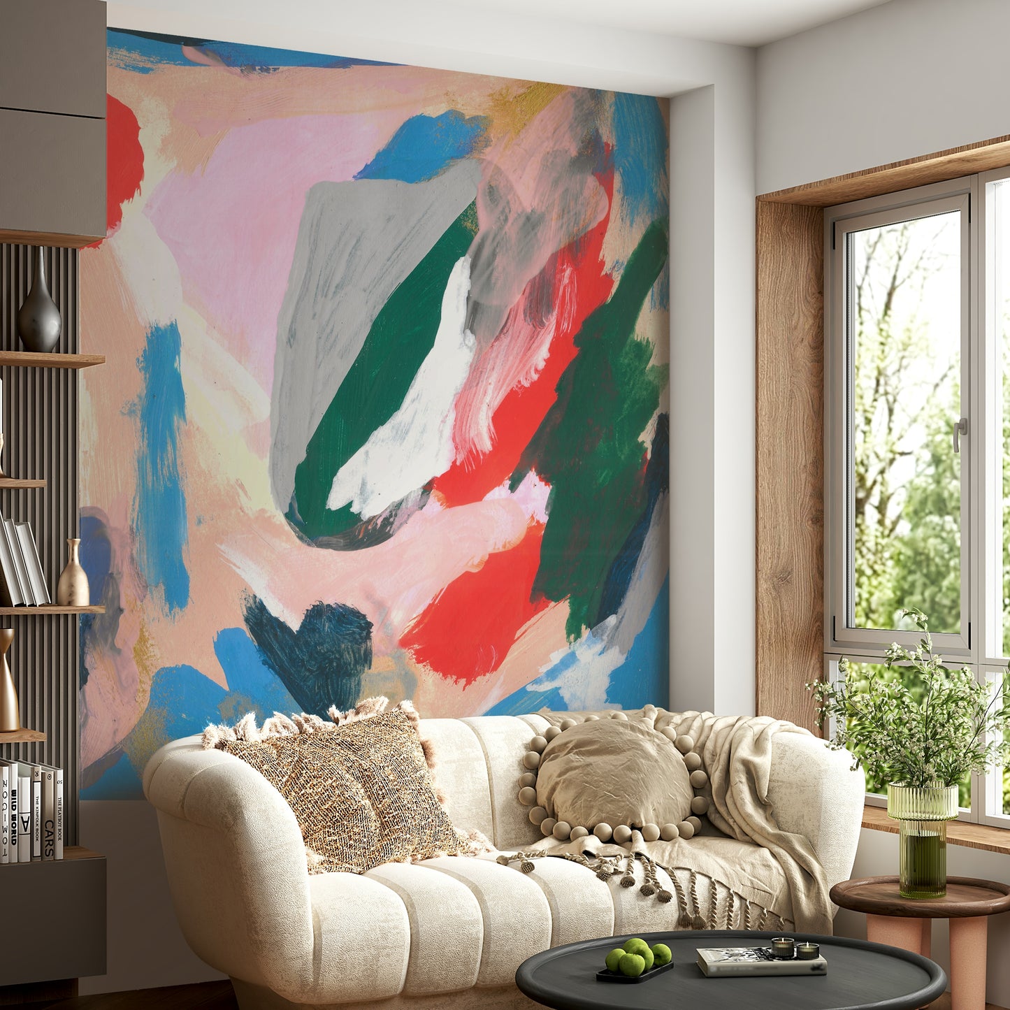 Fluid Forms Wall Mural