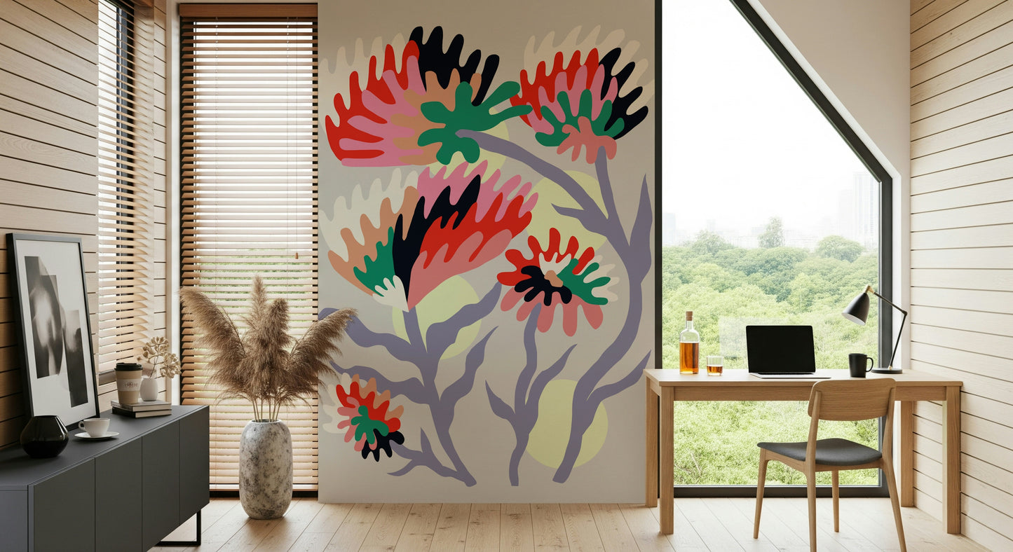 Bloom rebirth Wall Mural