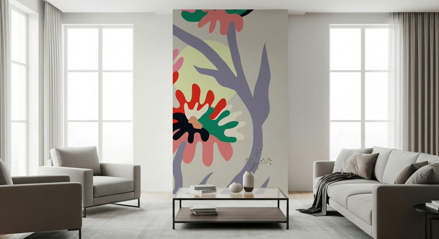 Bloom rebirth Wall Mural