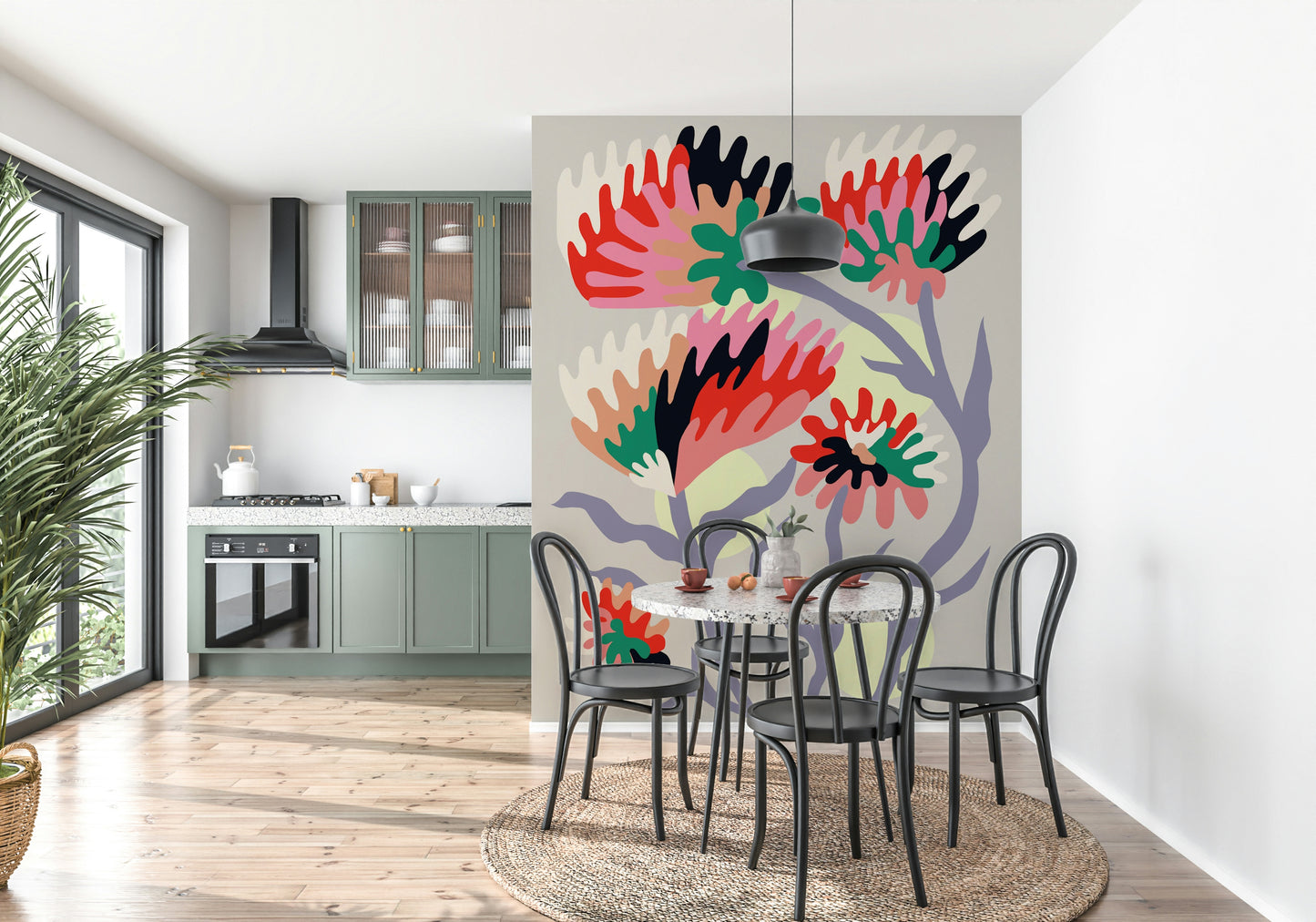 Bloom rebirth Wall Mural