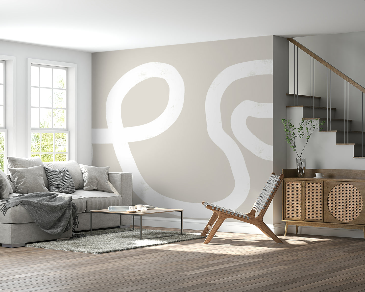 Simple Strokes Wall Mural -2312214