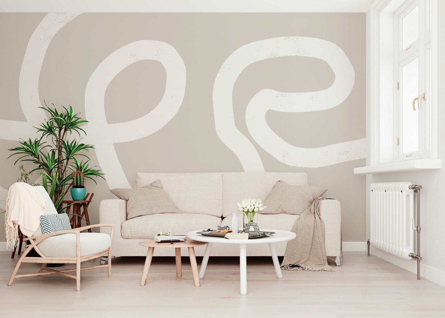 Simple Strokes Wall Mural -2312214