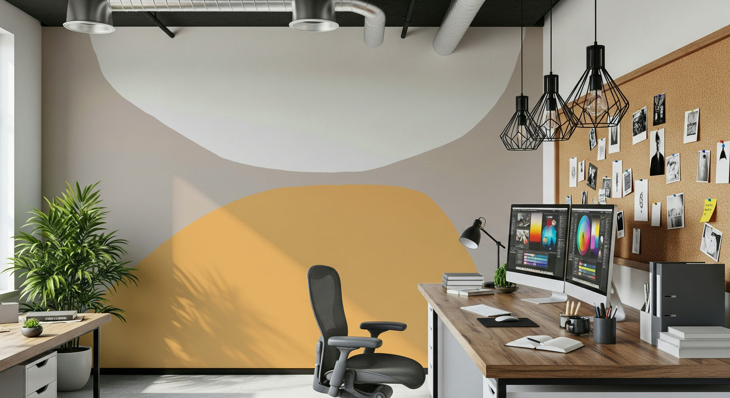 Contrasting Arcs Wall Mural -2333637