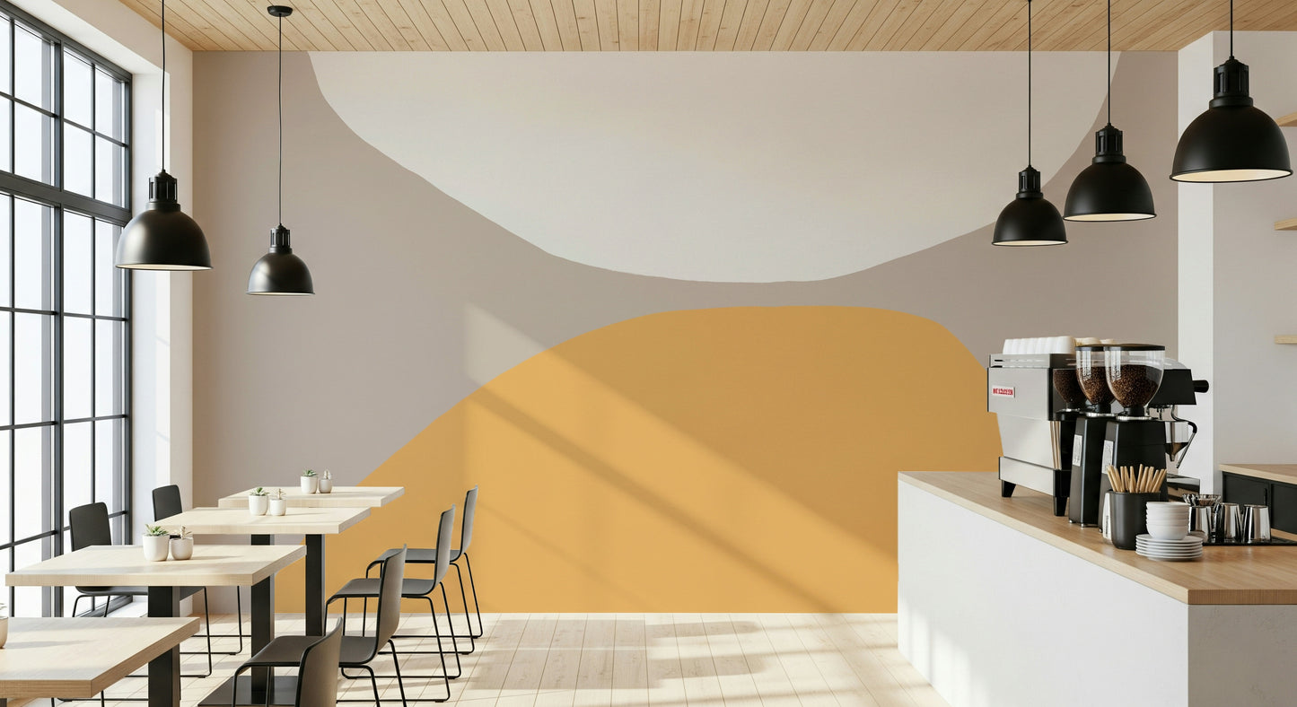 Contrasting Arcs Wall Mural -2333637