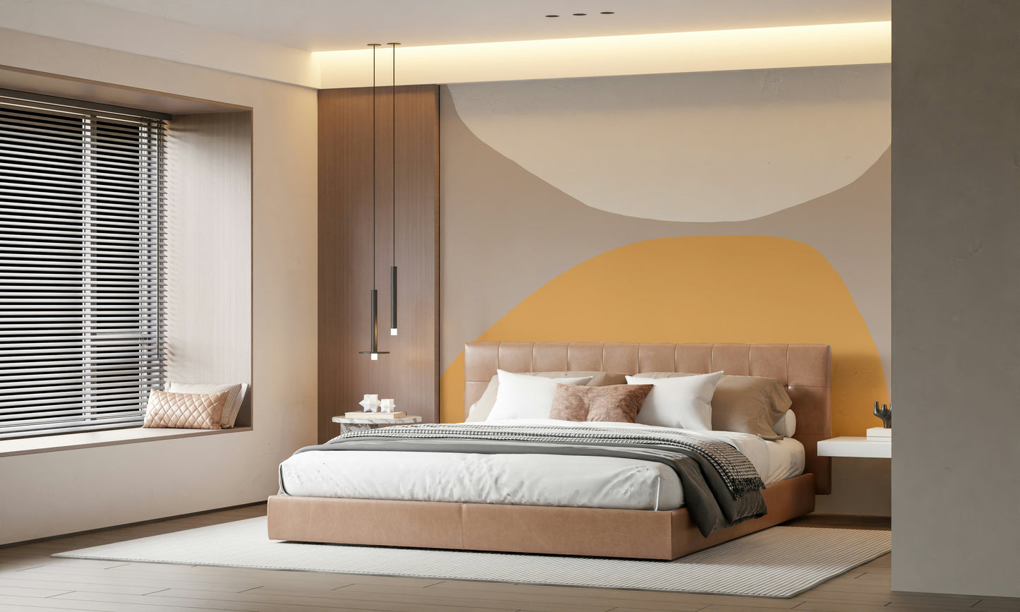 Contrasting Arcs Wall Mural -2333637