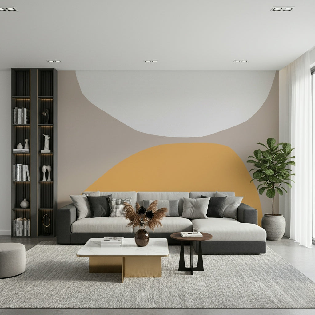 Contrasting Arcs Wall Mural -2333637