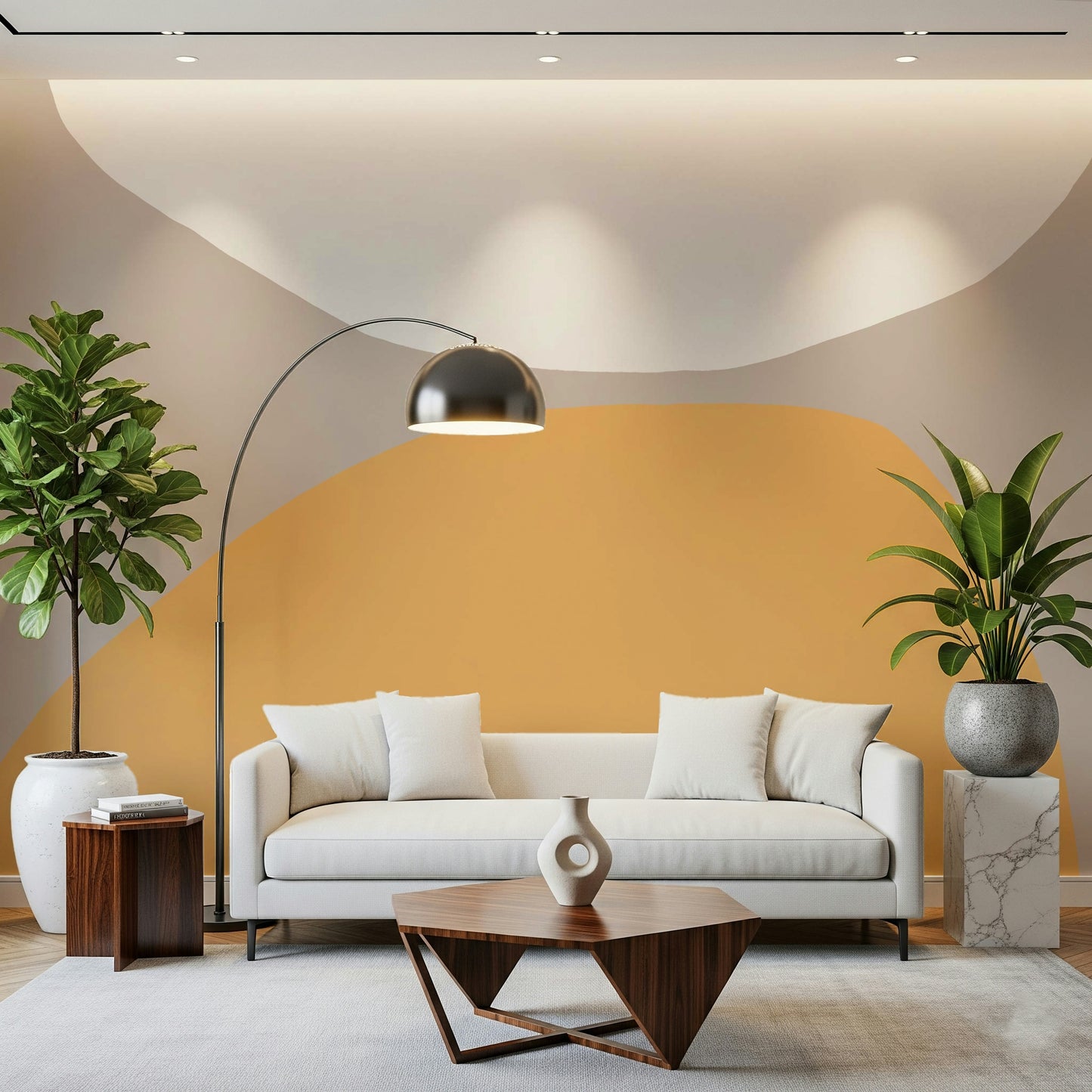 Contrasting Arcs Wall Mural -2333637