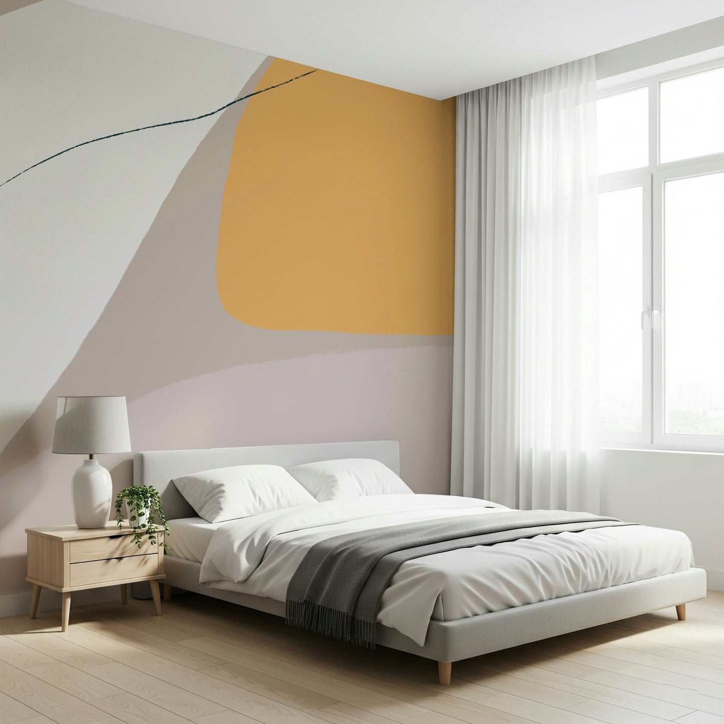 Modern Brushstrokes Wall Mural -2333639