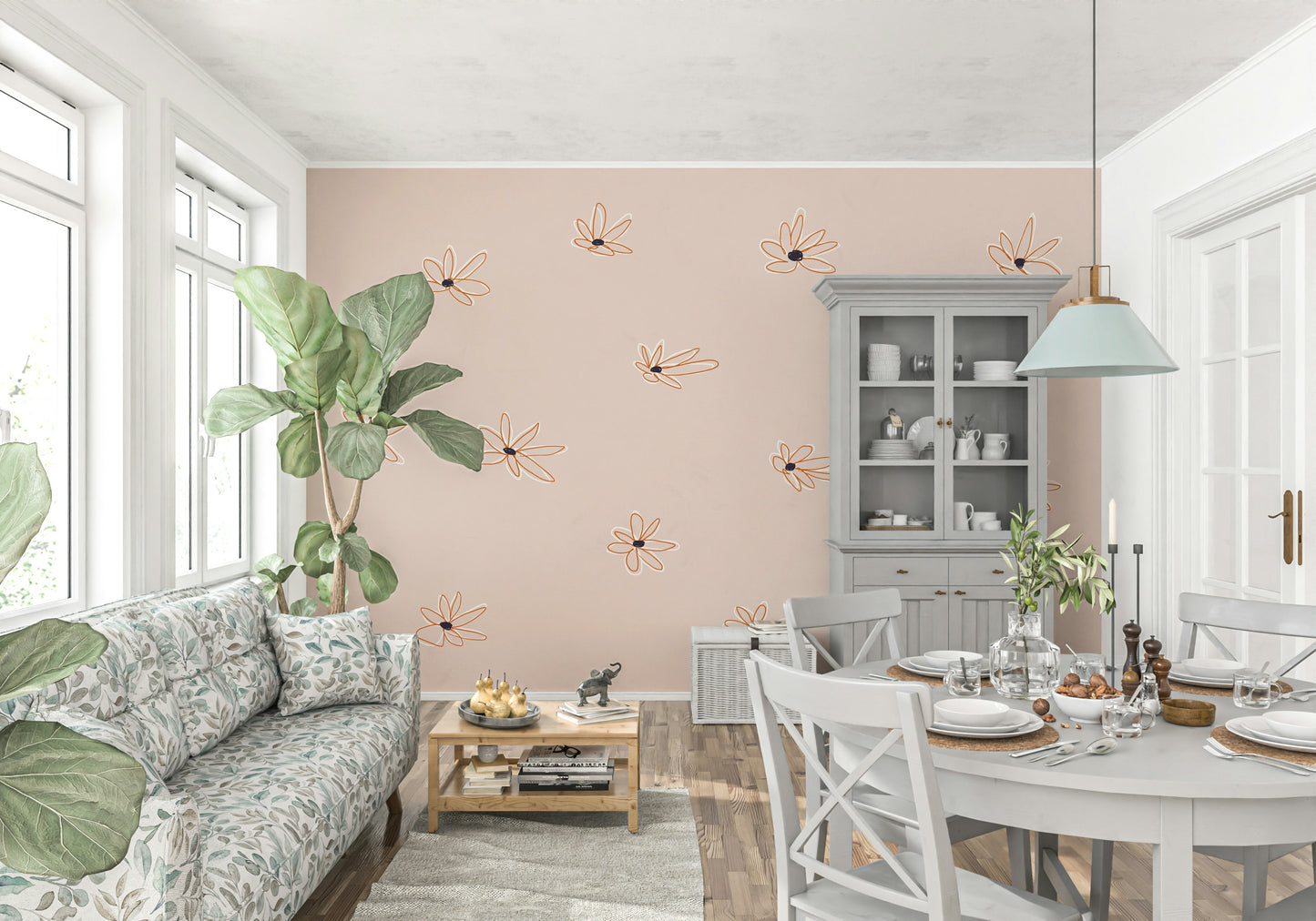 Simply Blossom Wall Mural -2344865