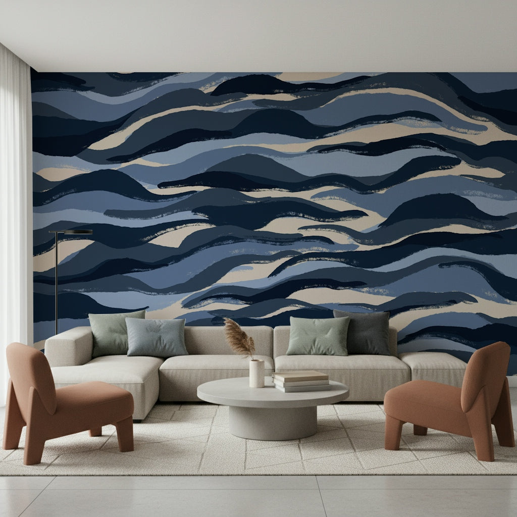 Coastal Bluescape Wall Mural -2370772