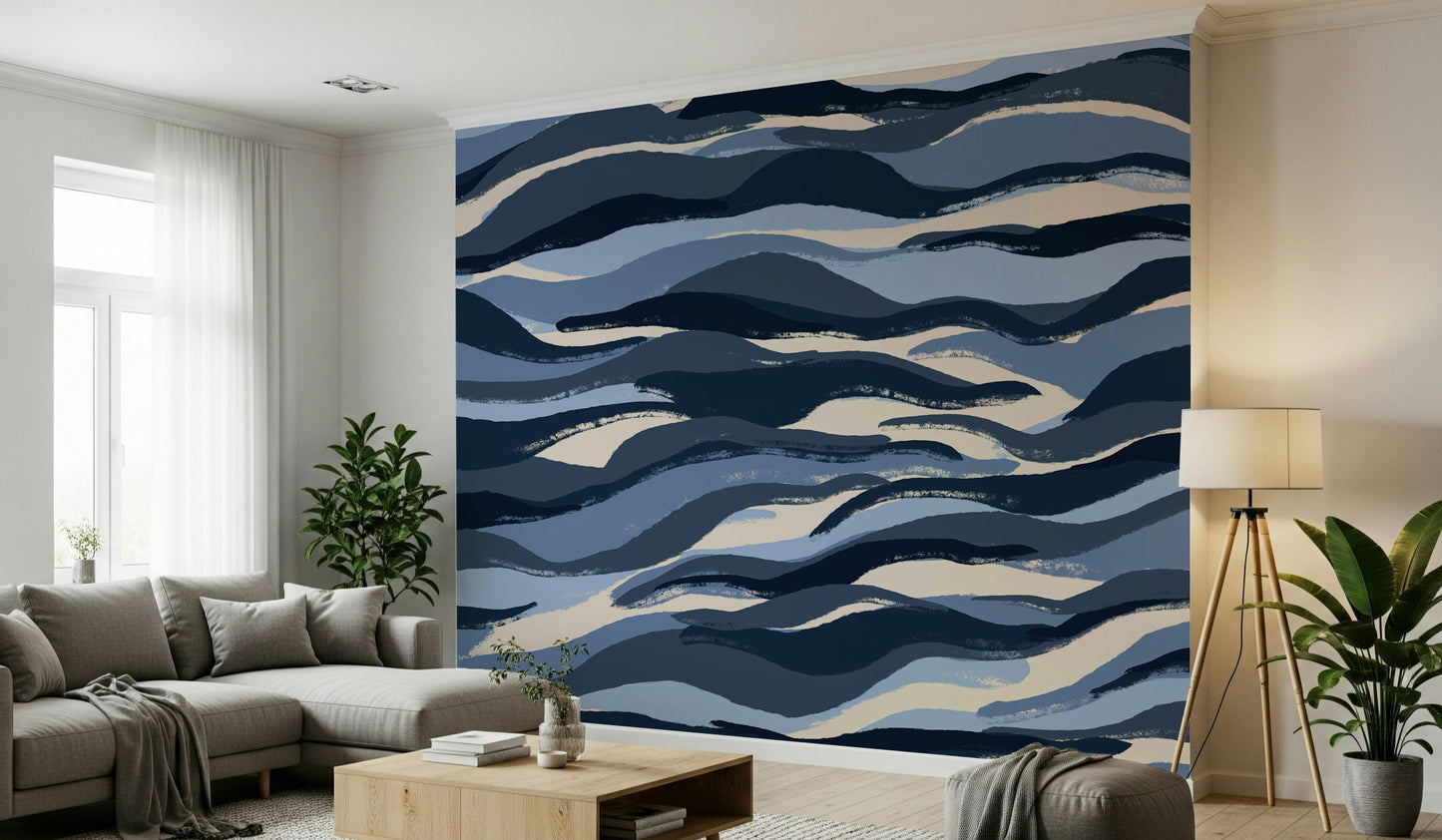 Coastal Bluescape Wall Mural -2370772