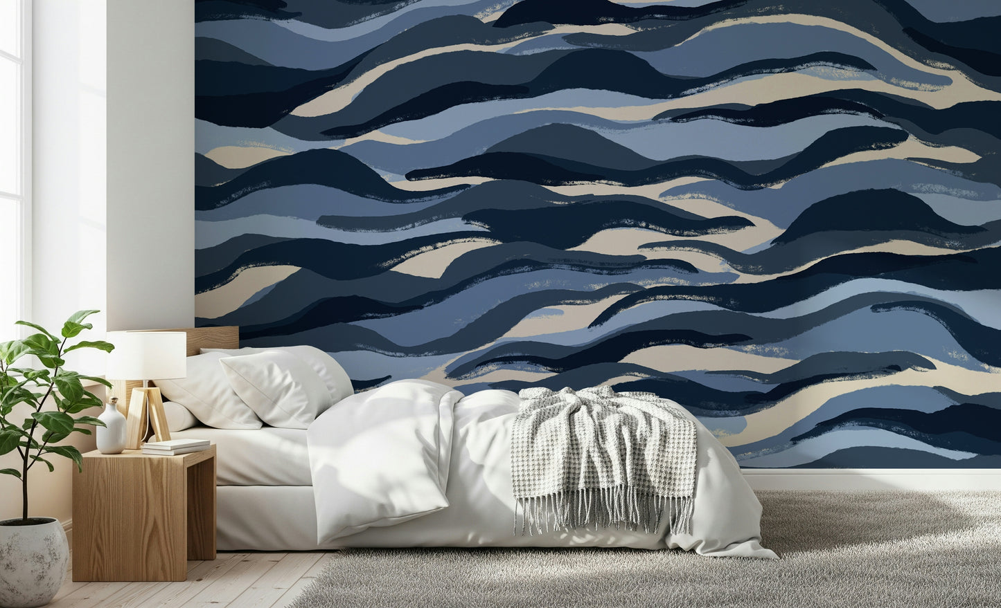 Coastal Bluescape Wall Mural -2370772
