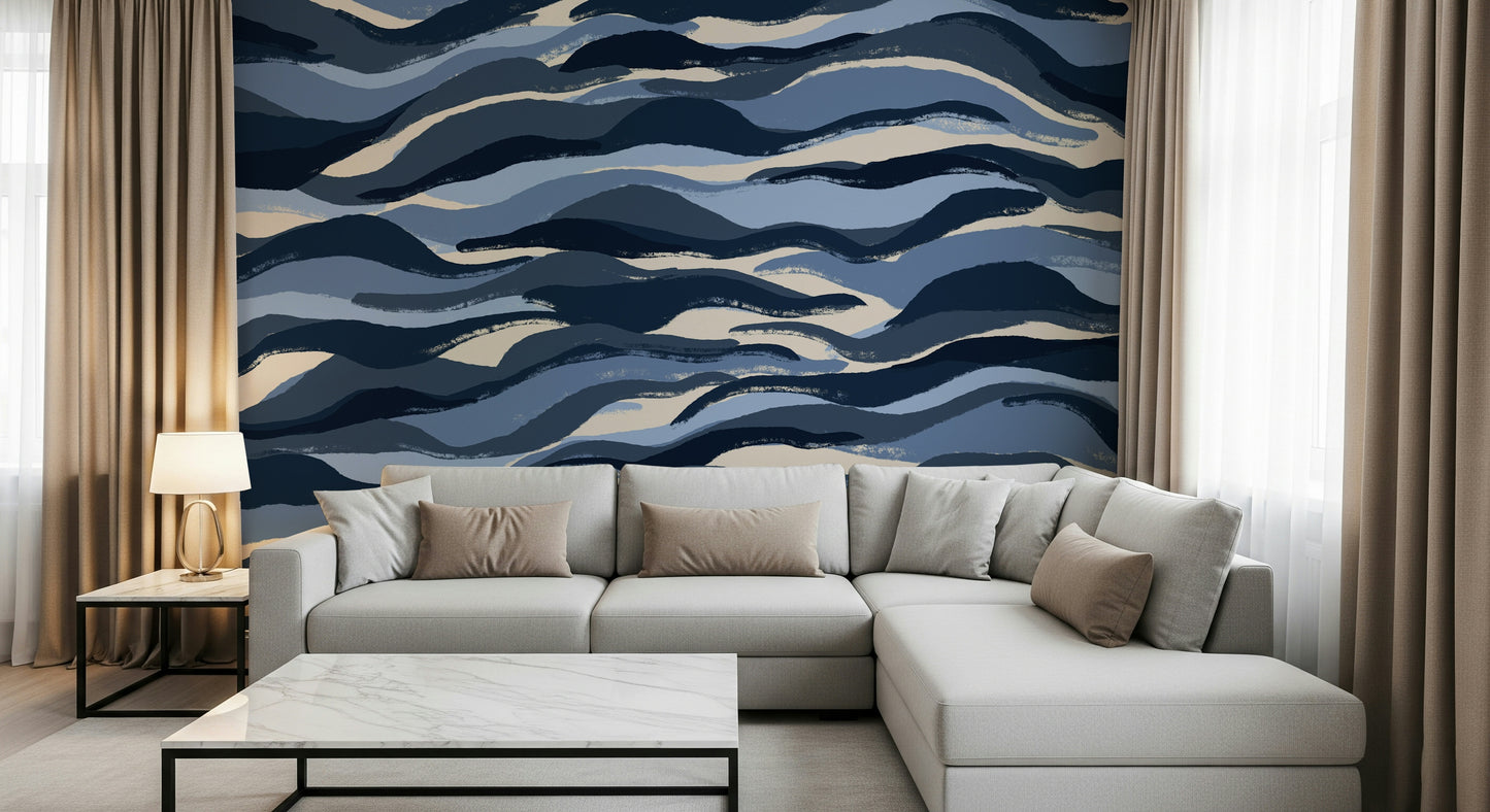 Coastal Bluescape Wall Mural -2370772