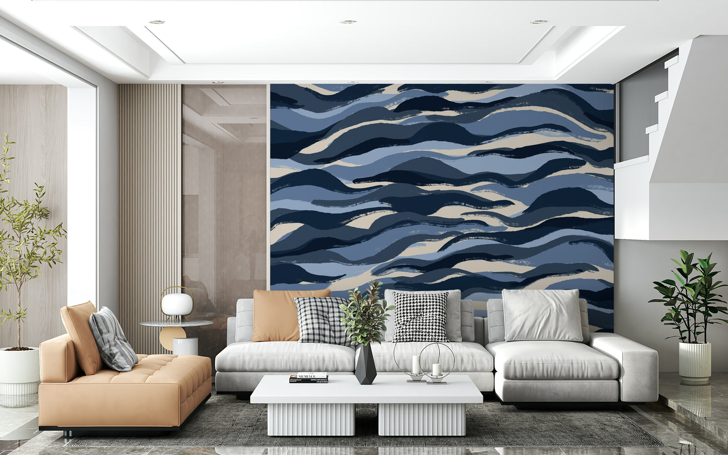 Coastal Bluescape Wall Mural -2370772