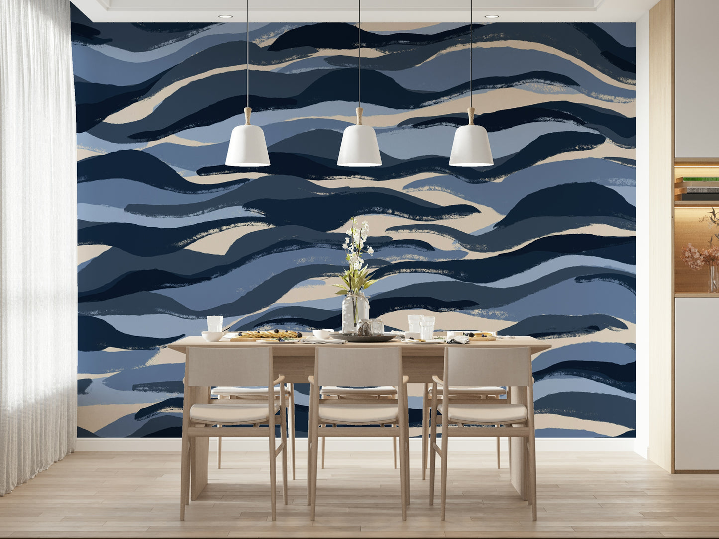 Coastal Bluescape Wall Mural -2370772