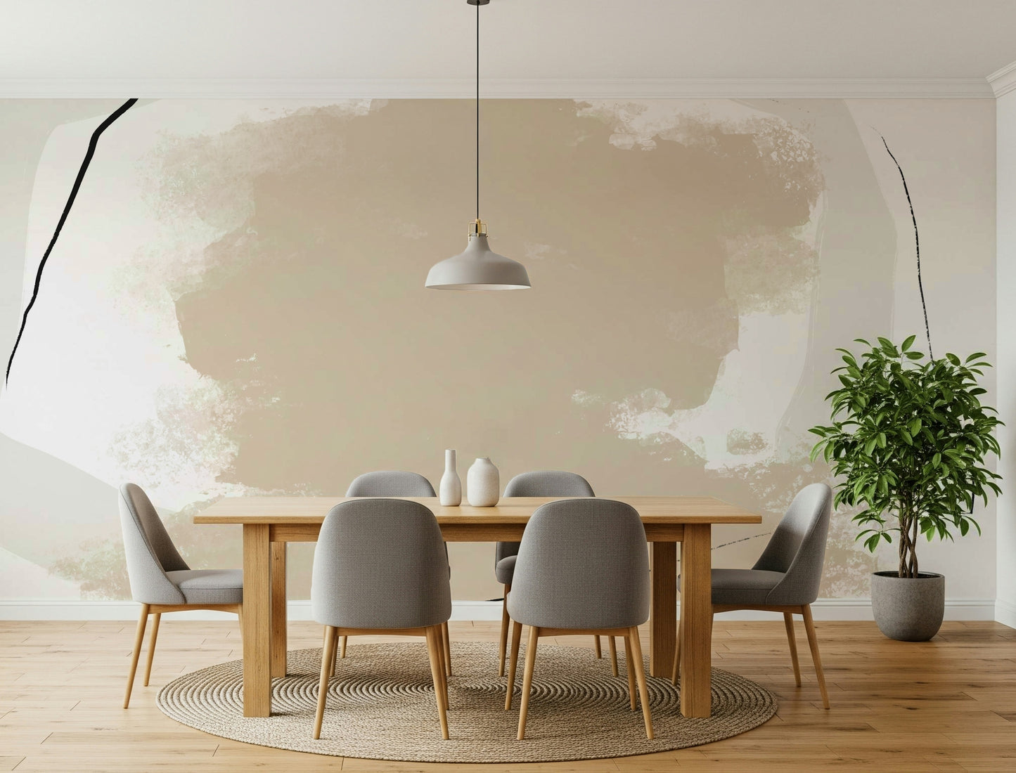 Earth Tones Abstract Wall Mural -2452932