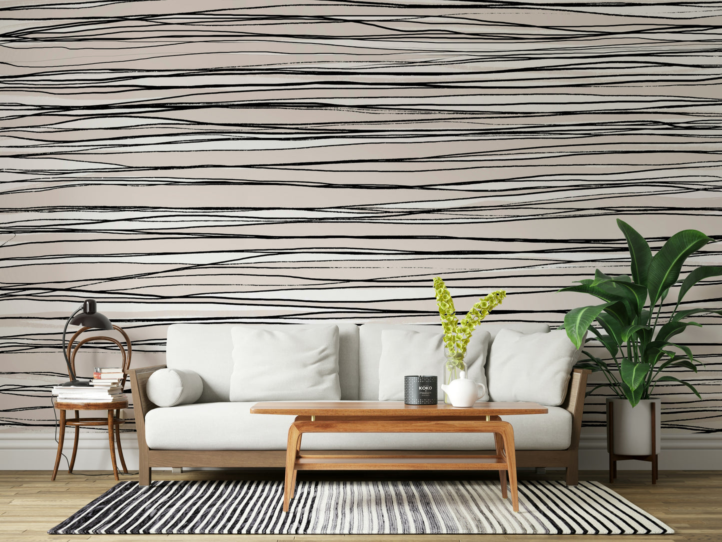 Minimalist Lines Wall Mural -2453359