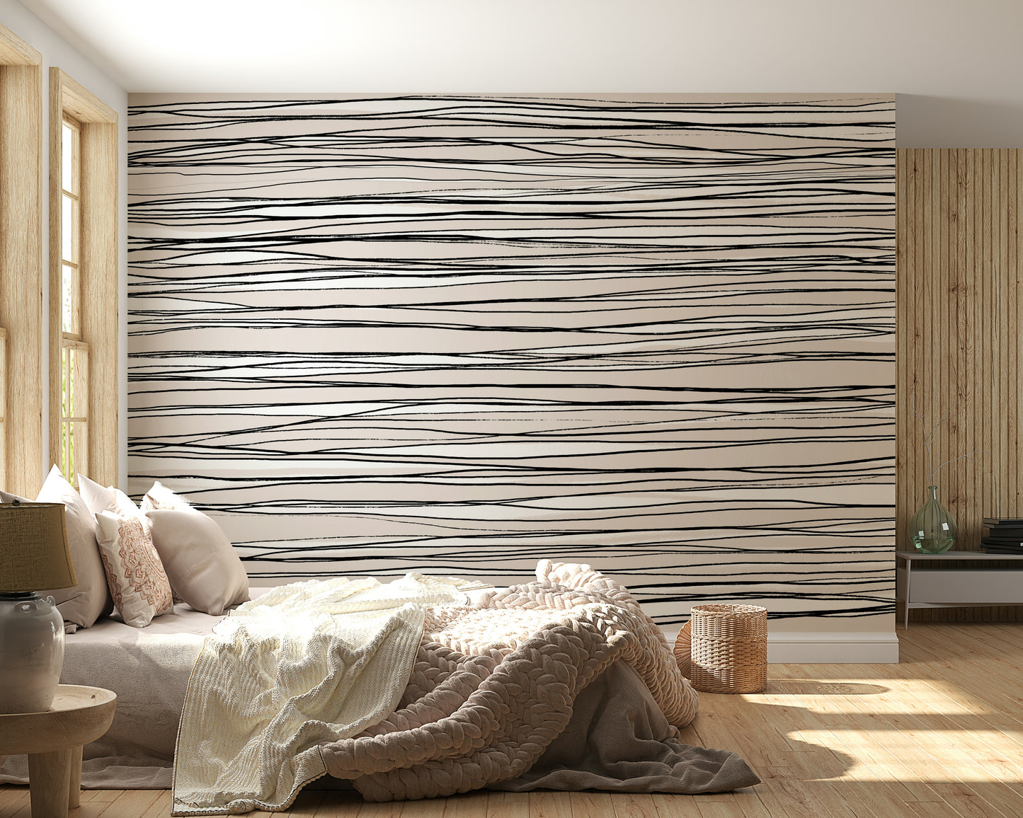 Minimalist Lines Wall Mural -2453359