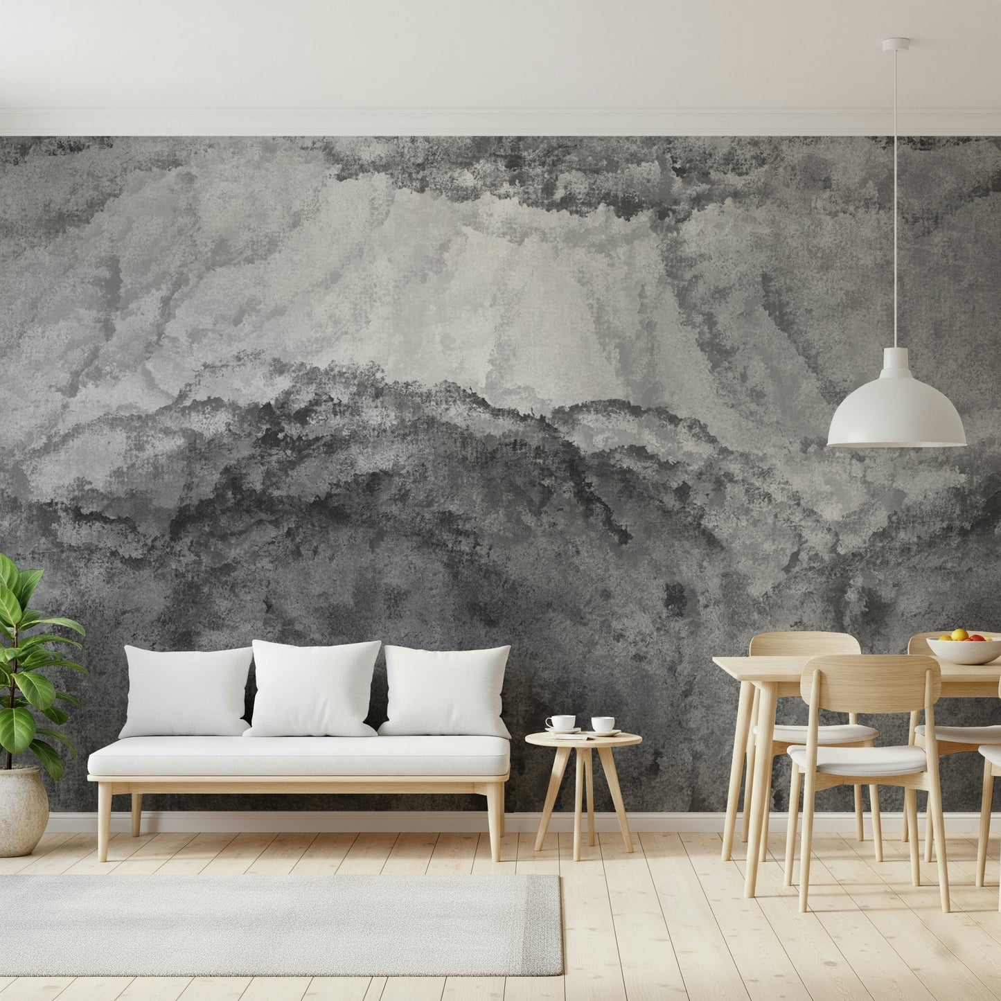 Ethereal Gray Wall Mural -2453360