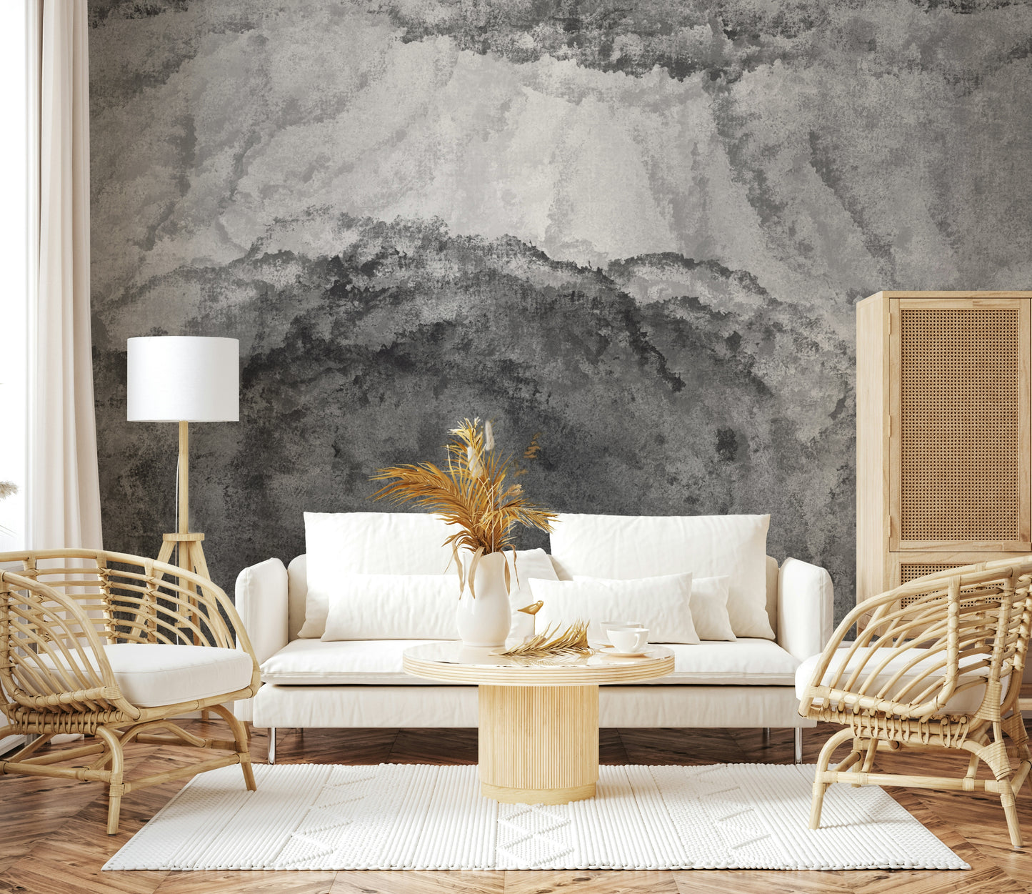 Ethereal Gray Wall Mural -2453360