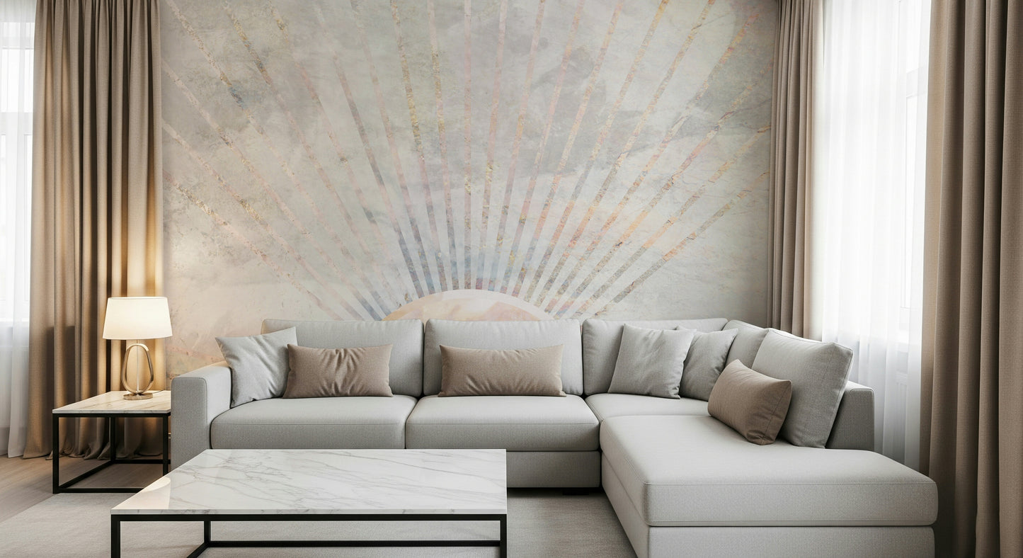 Sunrise Marble Wall Mural - 2464565
