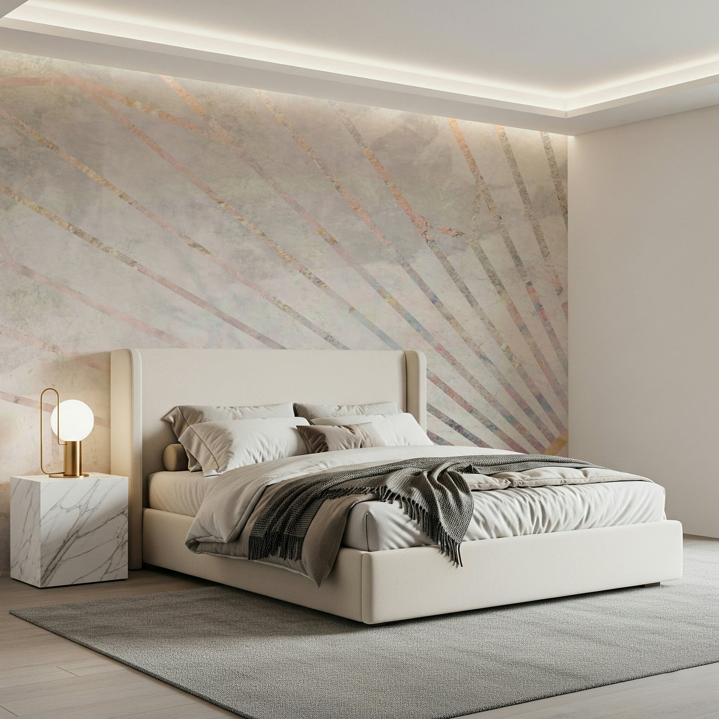 Geometric Dawn Wall Mural -2464587