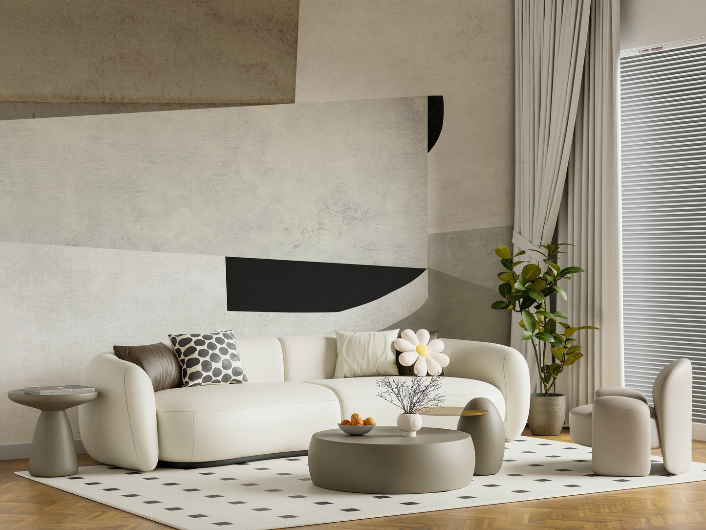 Abstract Geometry Wall Mural -2469809