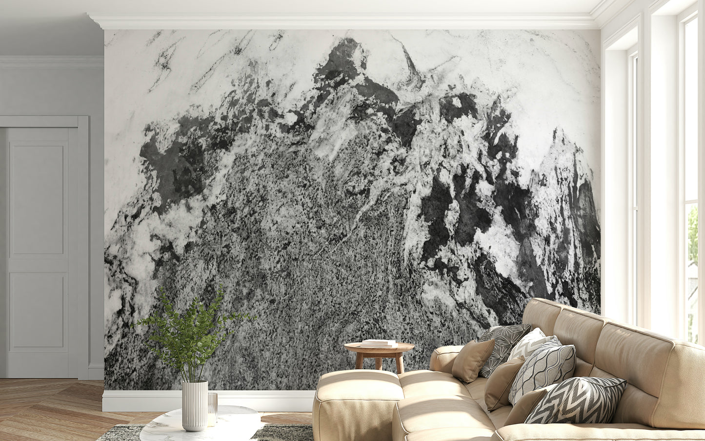 Monochrome Texture Wall Mural -2579751