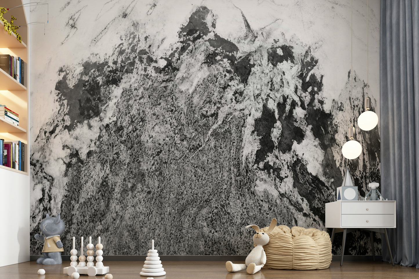 Monochrome Texture Wall Mural -2579751