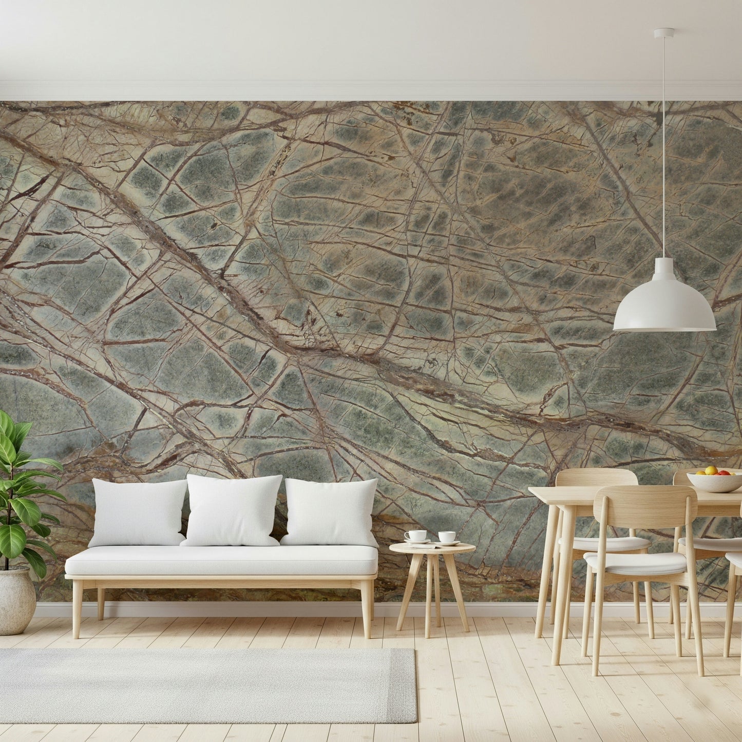 Forest Floor Marble Wall Mural -2579764