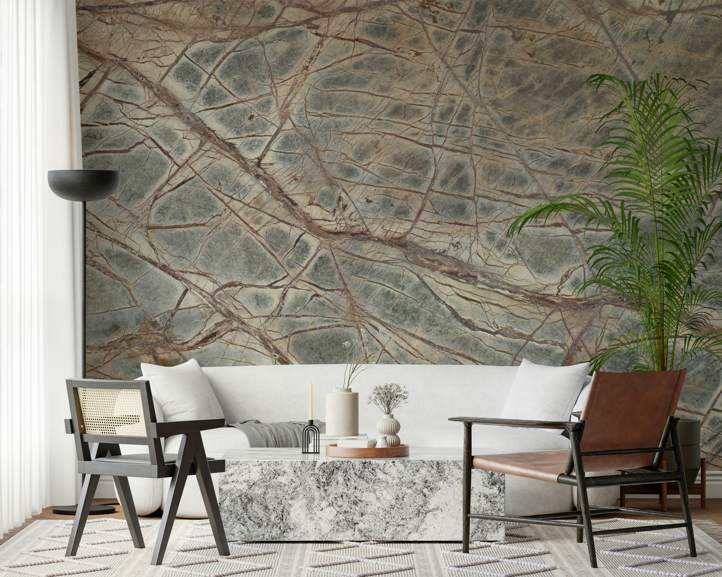Forest Floor Marble Wall Mural -2579764