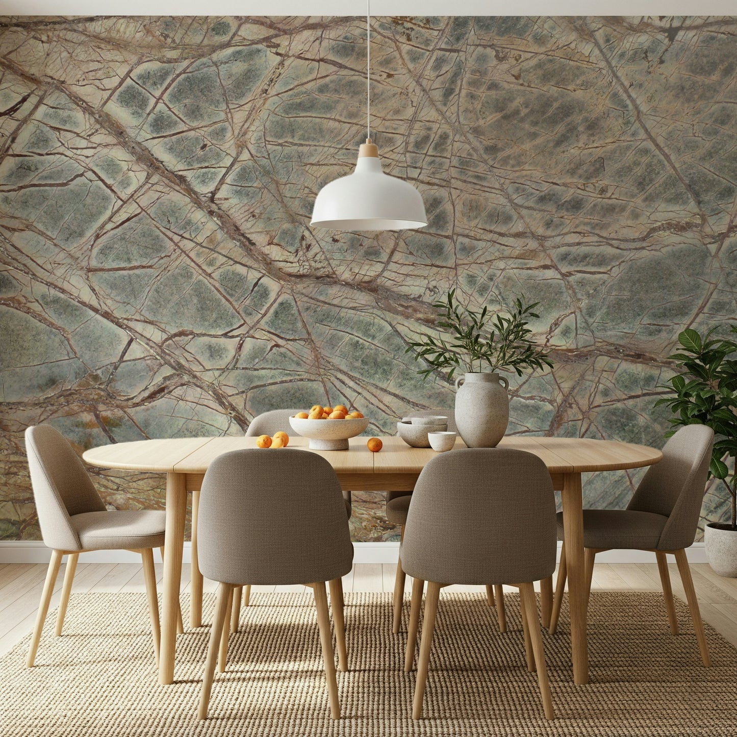 Forest Floor Marble Wall Mural -2579764