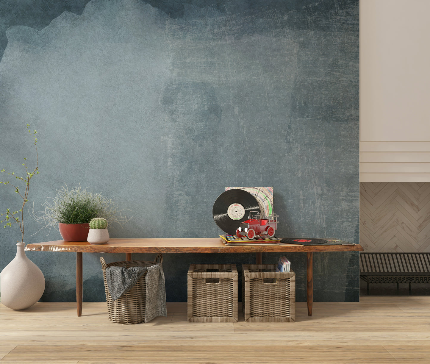 Blue Haze Texture Wall Mural -2583410