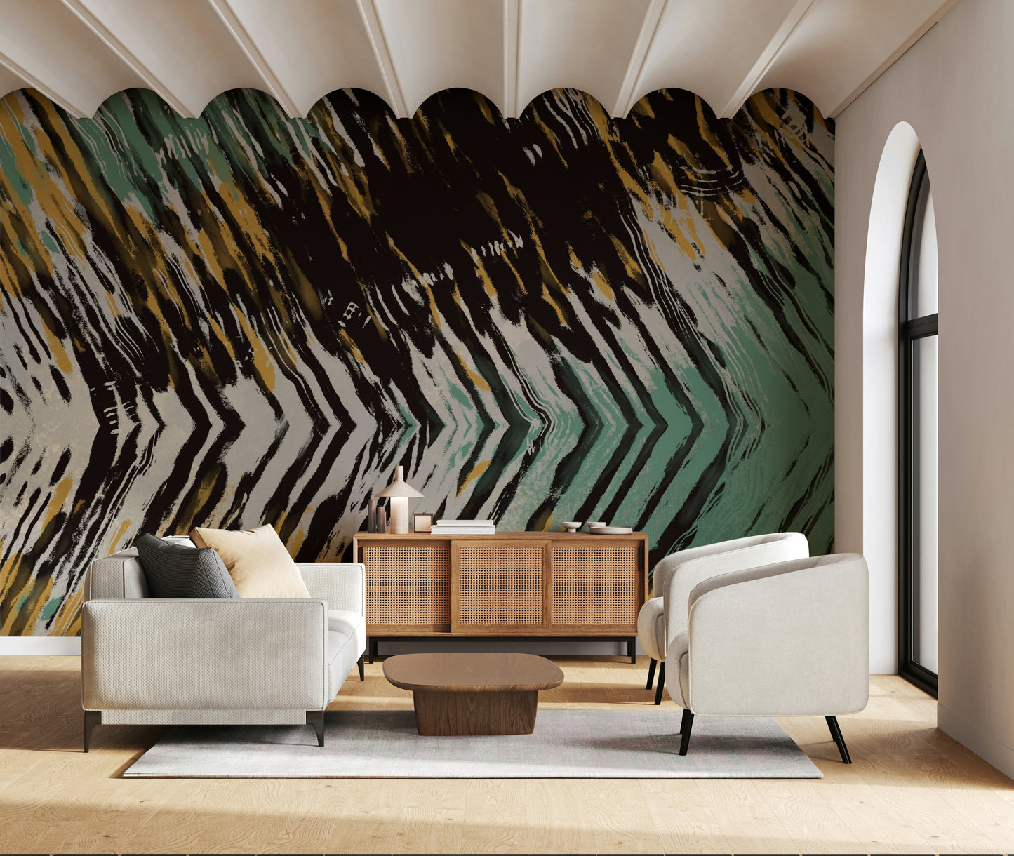 Abstract Strokes Wall Mural -2630470