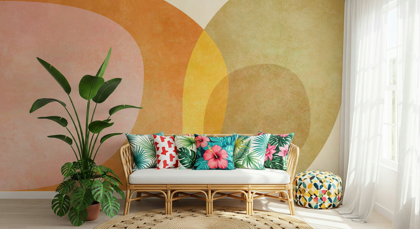 Abstract Arches Wall Mural - 2632093