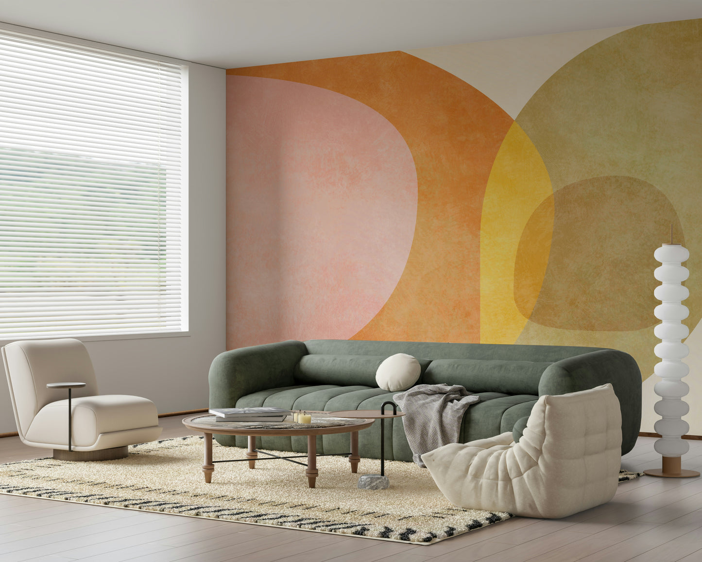 Abstract Arches Wall Mural - 2632093