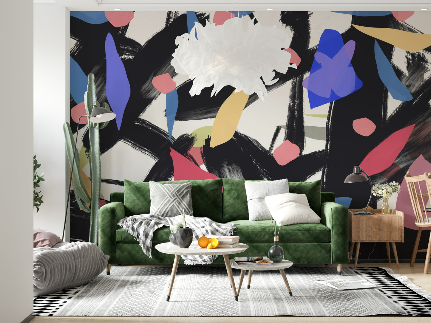 Brushstroke Symphony Wall Mural -2632272