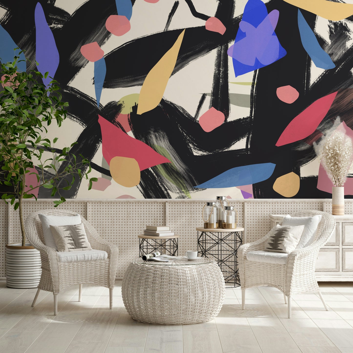 Brushstroke Symphony Wall Mural -2632272