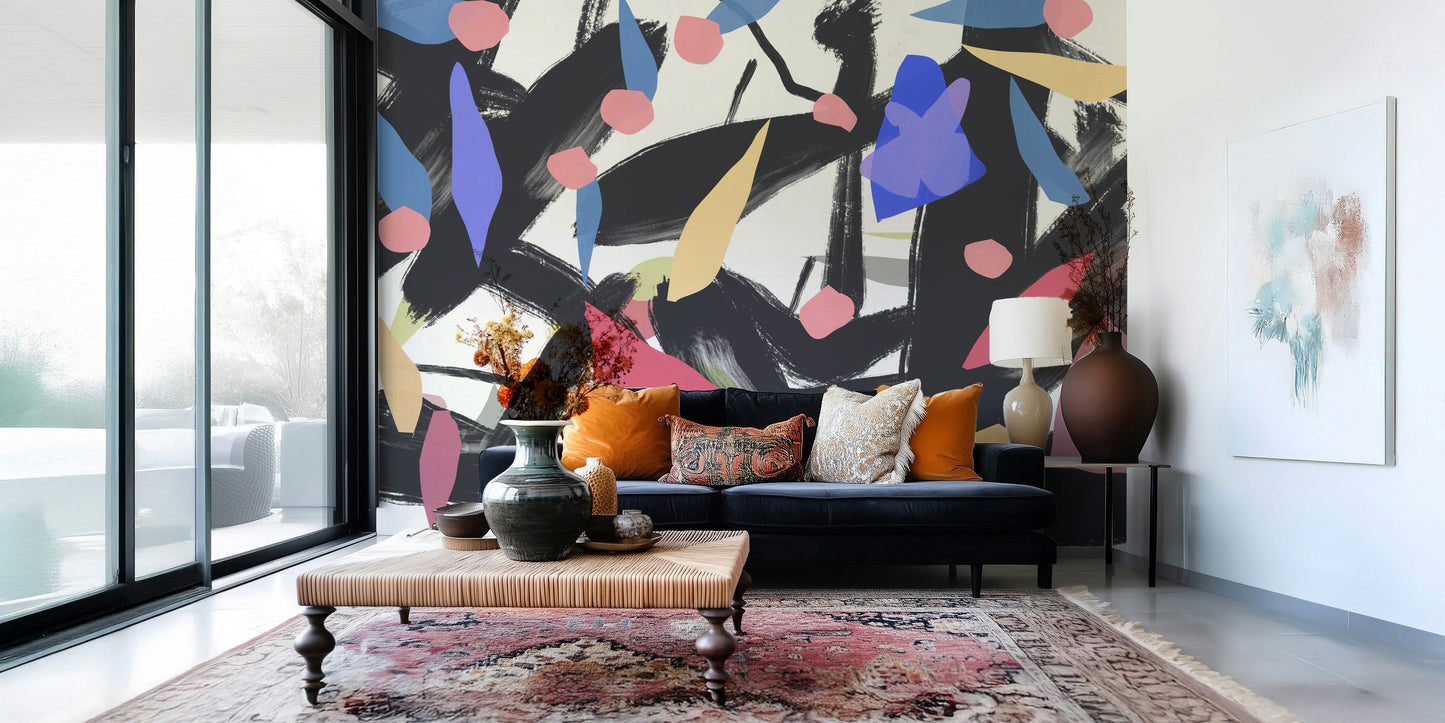 Brushstroke Symphony Wall Mural -2632272