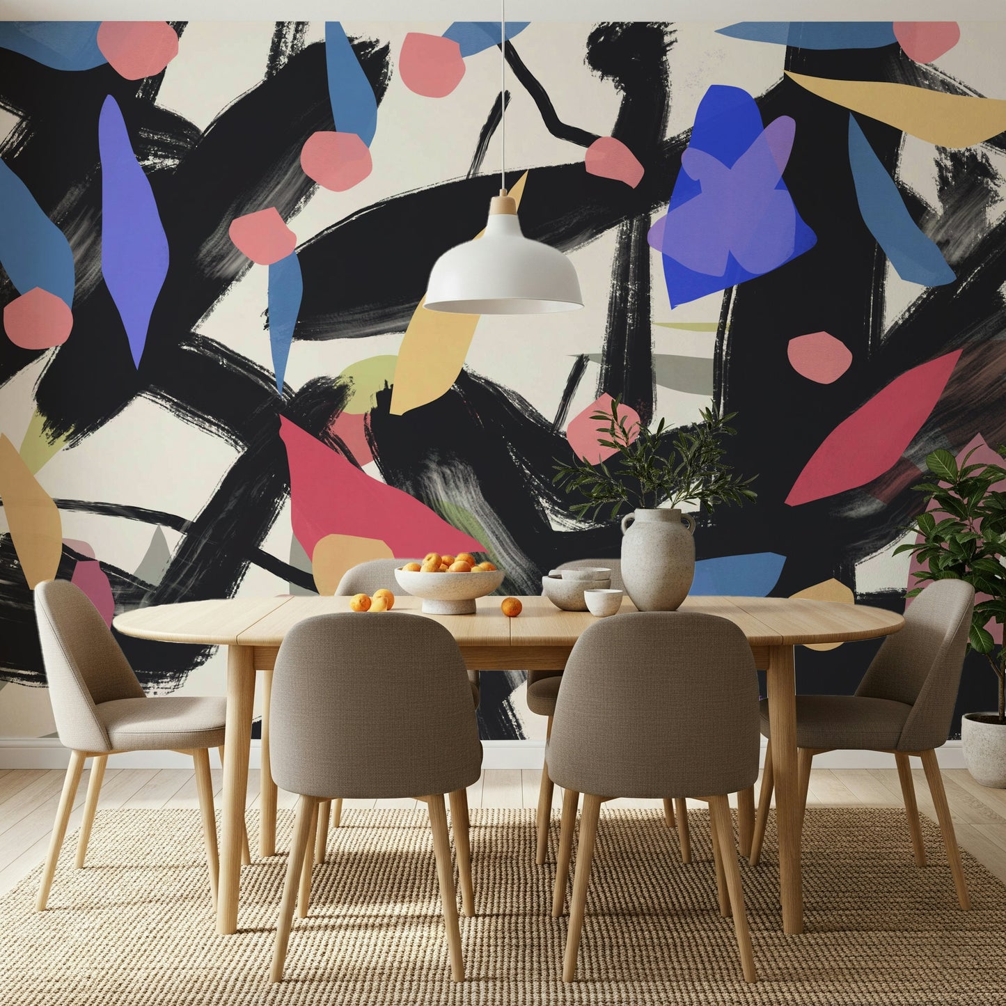 Brushstroke Symphony Wall Mural -2632272