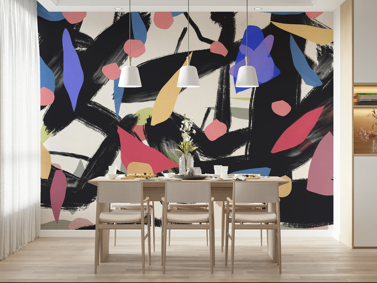 Brushstroke Symphony Wall Mural -2632272