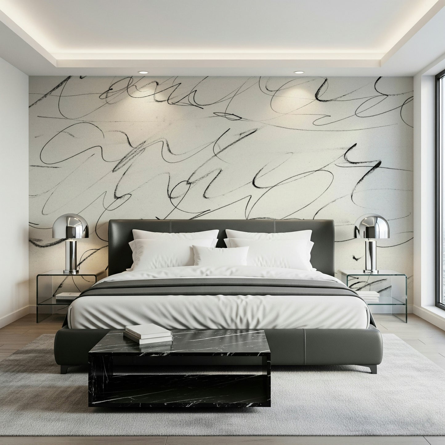 Abstract Scribbles Wall Mural -2636256