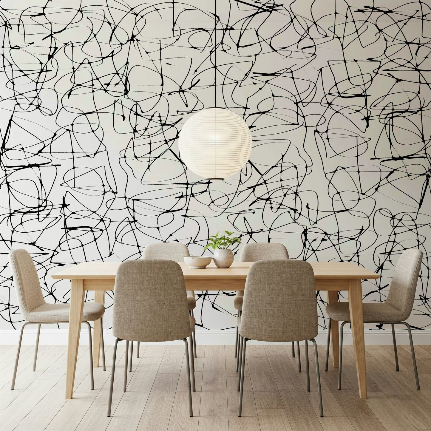 Ink Scribbles Wall Mural -2636257