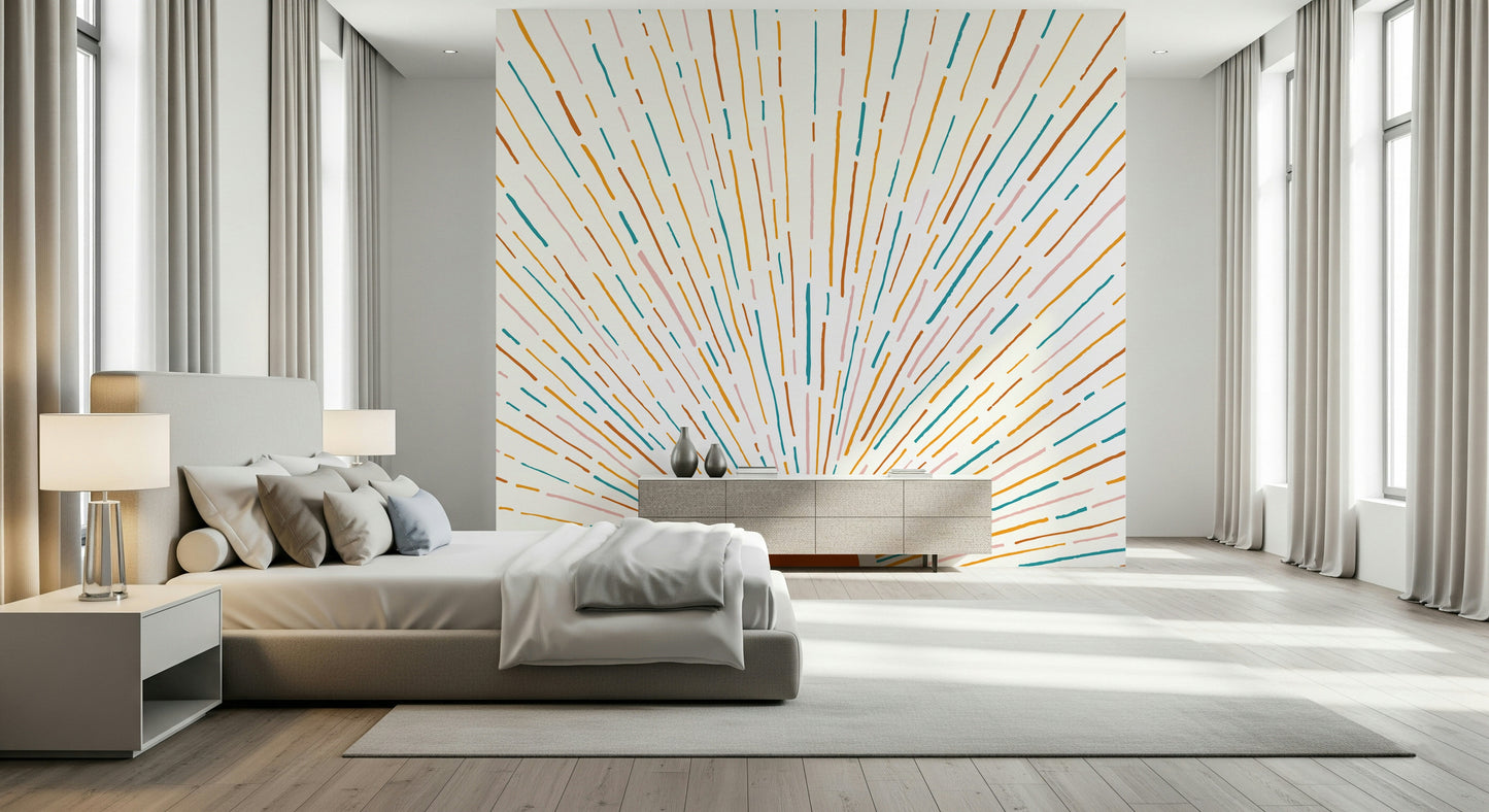 Sunrise Burst Wall Mural -2674537