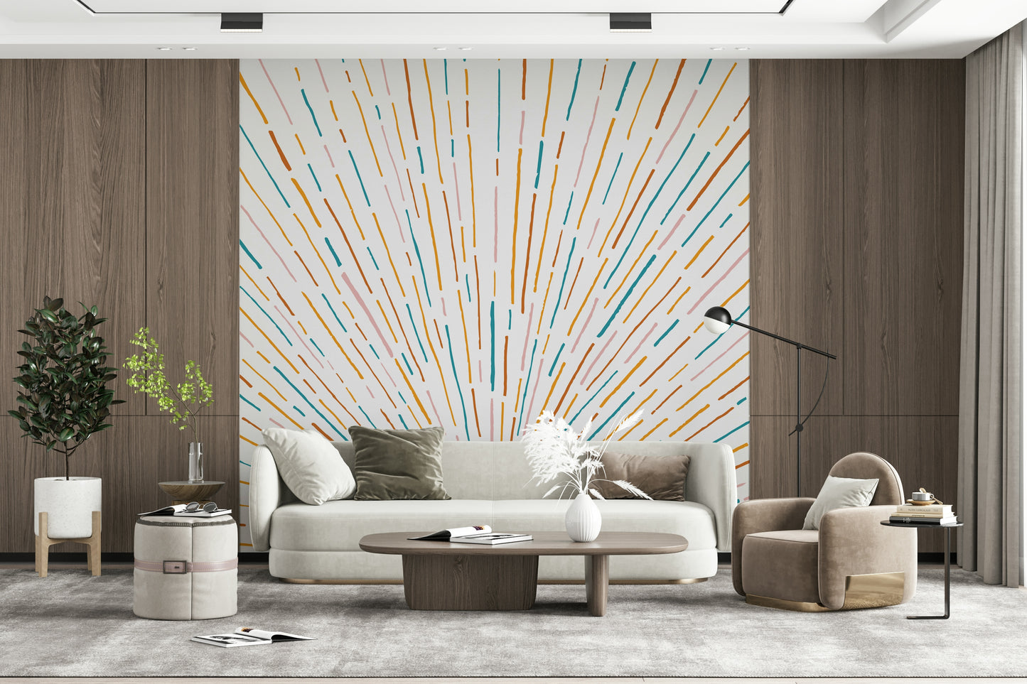 Sunrise Burst Wall Mural -2674537
