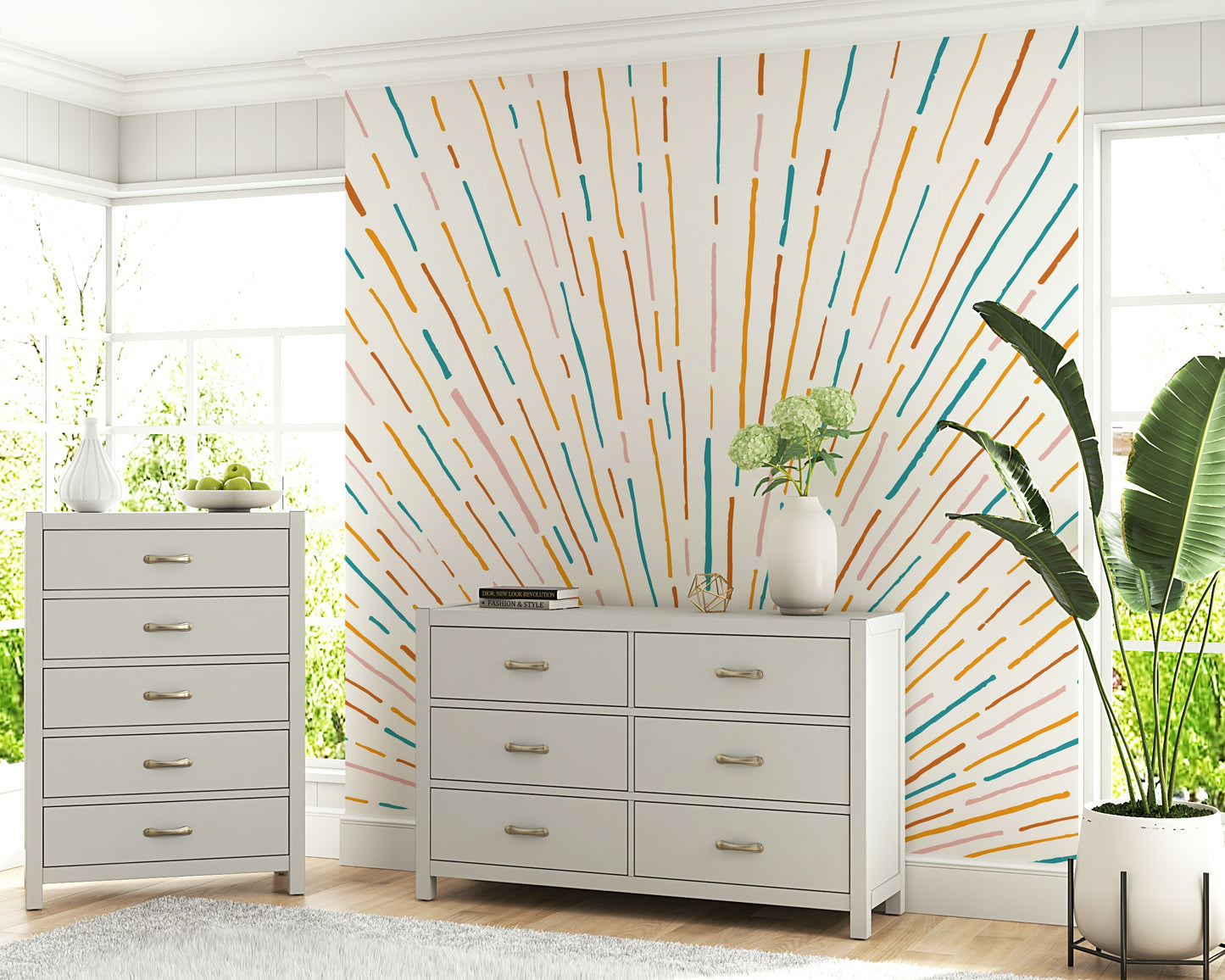Sunrise Burst Wall Mural -2674537