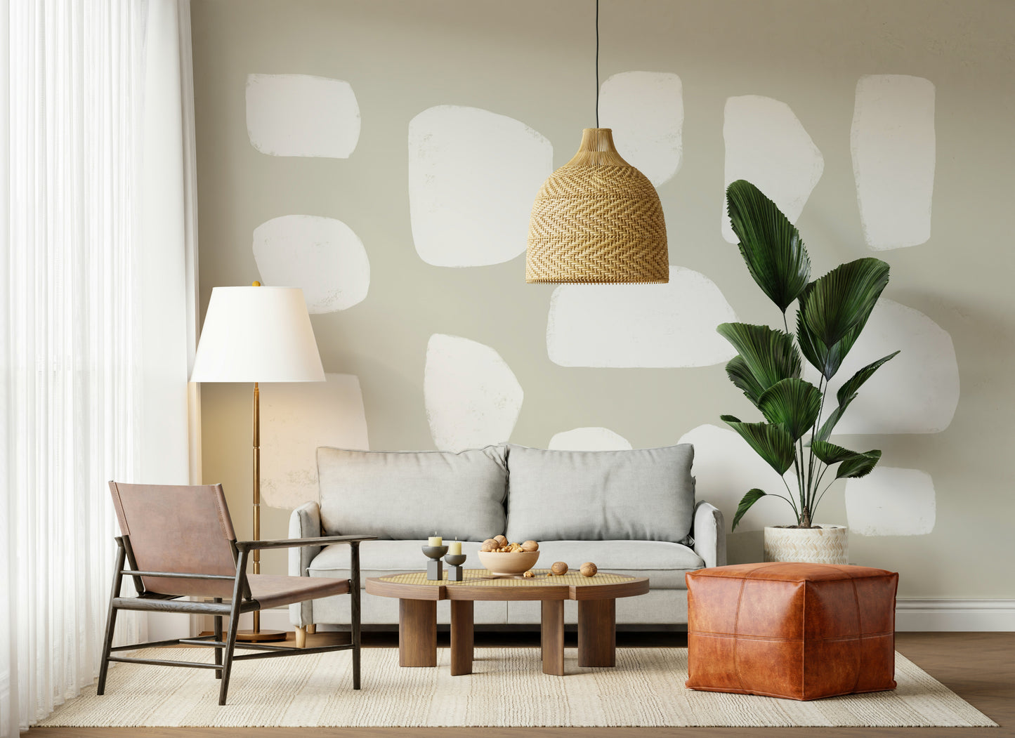 Pebble Pattern Wall Mural -2704245