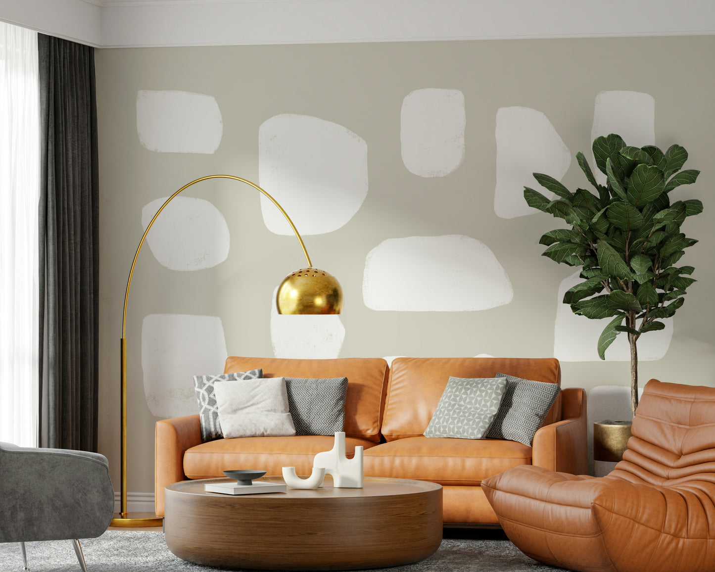 Pebble Pattern Wall Mural -2704245