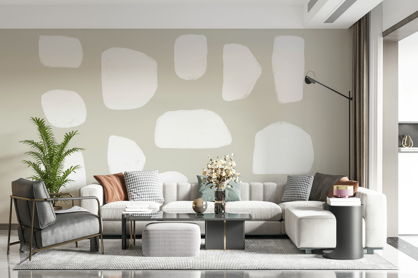 Pebble Pattern Wall Mural -2704245